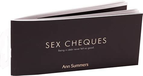 Ann Summers Sex Cheques Erotic Sexy Funny Naughty Party Game Novelty