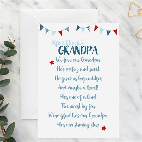 Father Day Poems For Grandpa - Design Corral