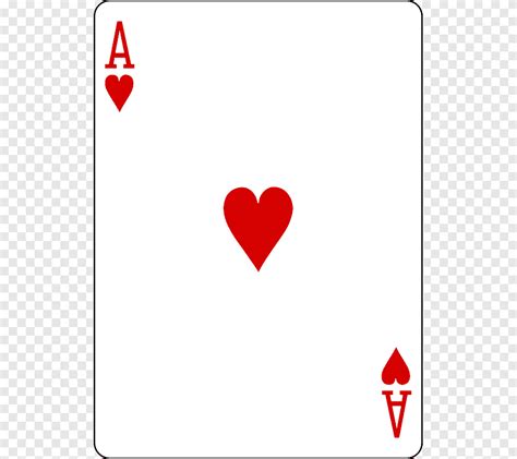 Ace Of Hearts Playing Card Card Game Graphy Game Text Png Pngegg