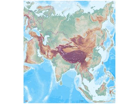 Velká školní Mapa Asie Pro Děti Mapuitocz