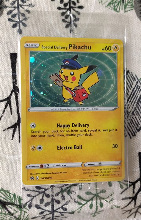 Game card delivery has 35 coupons today! Sealed Pokemon Card Special Delivery Pikachu, Hobbies & Toys, Toys & Games, Board Games & Cards ...