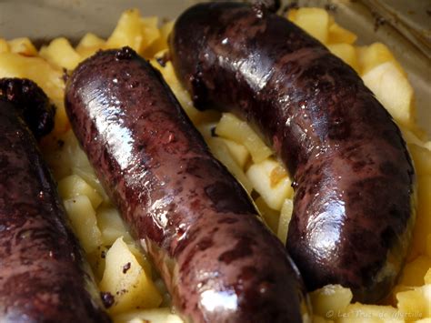 La Cuisine de Myrtille Boudin noir aux pommes au four