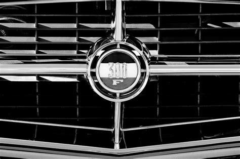 1960 Chrysler 300 Grille Emblem Photograph By Jill Reger Fine Art America