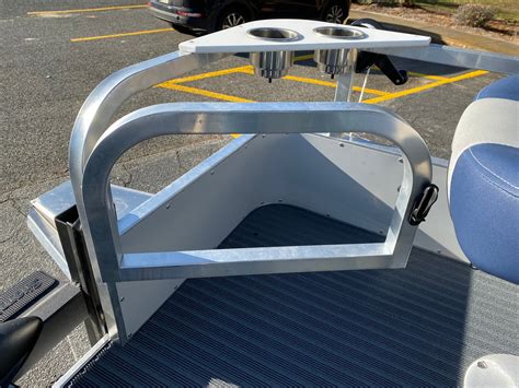 Installed Top front Gate | Laker Pontoon Boats