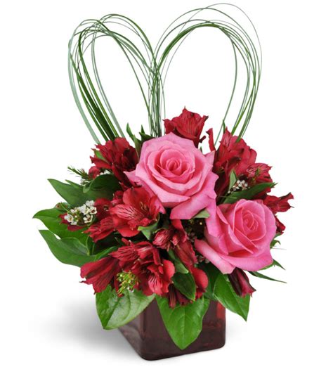 With All My Heart Bouquet Moline Il Florist