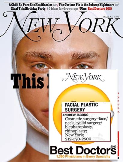 New York Magazine Best Plastic Surgeons Dr Andrew Jacono