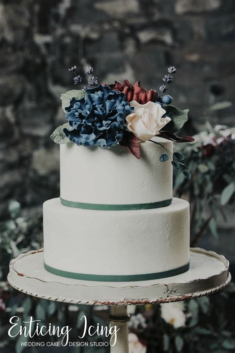 2 tier elegant rustic wedding cake addicfashion