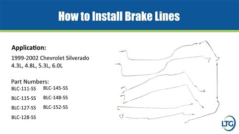 How To Install 1999 2002 Chevrolet Silverado C1500 Brake Lines Youtube