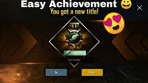At the start of the match stay in the plane until it kicks you out, then follow the disconnected players to. How To get Candy Collector Achievement In PUBG | First ...