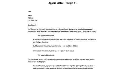 Don't, i'm, wow!, a lot, etc. Sample Appeal Letter Format - 9+ Free Documents in Word, PDF