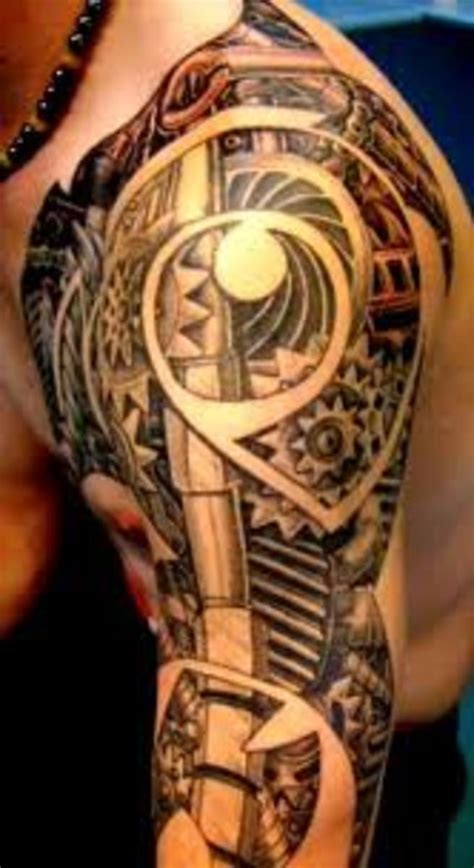 Cosmetic tattoos—like those of the chinchorro mummy—and therapeutic tattoos—like those of the iceman—have been around for a very long time. Bio-Mechanical Tattoos And Designs-Mechanical and Robotic ...