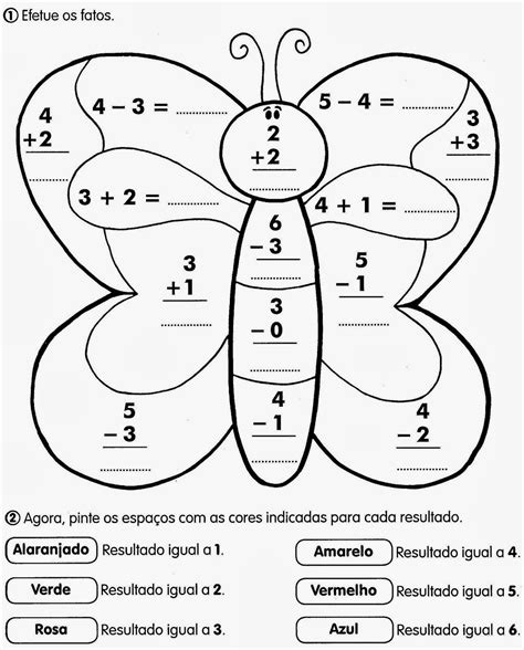 Atividades De Matematica 1 Ano Subtração