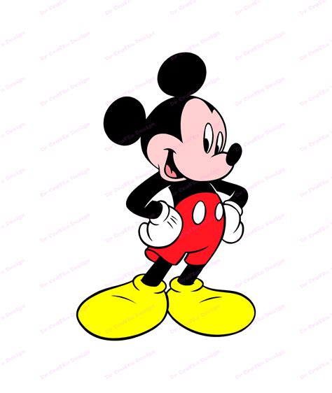 Mickey Mouse SVG 22 Svg Dxf Cricut Silhouette Cut File - Etsy