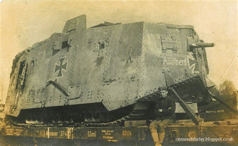 World War 1 Windows Photograph Of A German A7v Tank Named Adalbert In