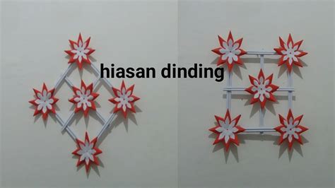 Buat desain cantik bersama tim anda. kreasi origami-membuat bunga hiasan dinding dari kertas ...