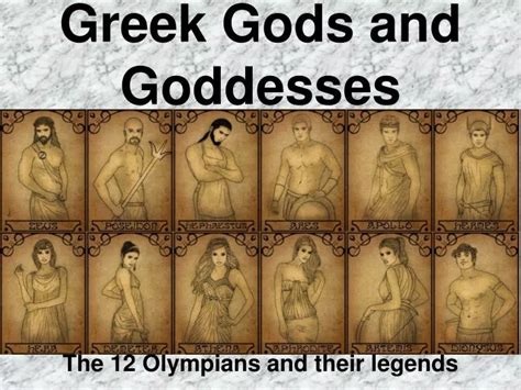 Ppt Greek Gods And Goddesses Powerpoint Presentation Free Download