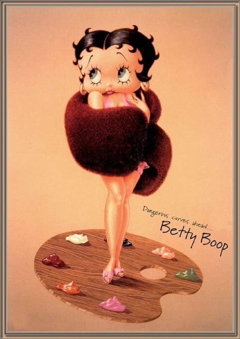 Betty Boop Dangerous Curves Ahead Bboop011 Art Print Poster A4 A3 A2