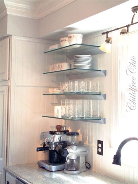 You can have them hanging or. Glass shelves, WANT! | Glass shelves, Glass shelves ...