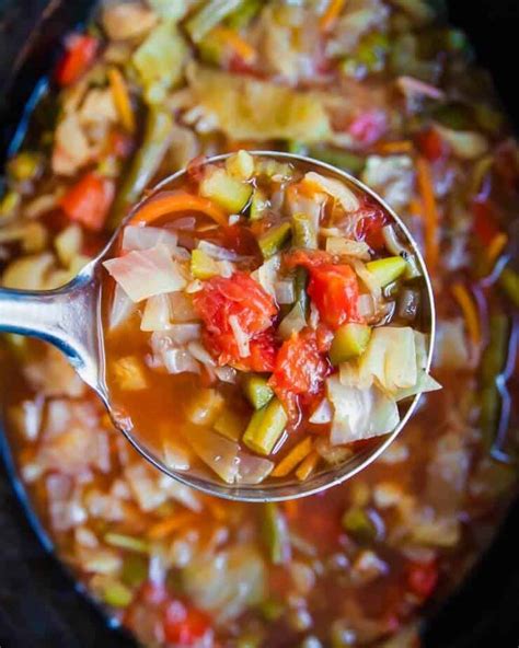 Easy Slow Cooker Cabbage Soup I Heart Naptime
