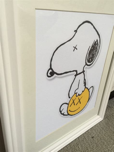 Snoopy Art Peanut Shultz Everhart Kaws Pop Art Fine Lithogtaph Etsy