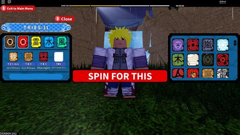 Roblox Naruto Beyond Update 101 New Code 20 Spins New Spin System Is