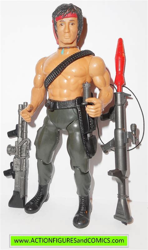 Rambo Action Figures John Rambo Sylvester Stallone 1986 Coleco Force O