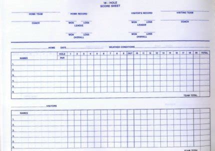 Large golf score sheets, free shipping, order online today. Crazy Golf Score Sheets Printable | Brad Website