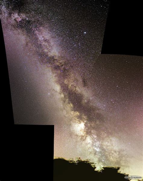 Panorama De La Voie Lactée été 2016 Astroguigeek Photographie