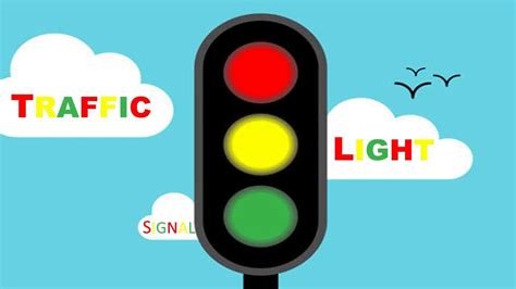 Kids Learn Traffic Signals Meanings Of Traffic Lights Learning