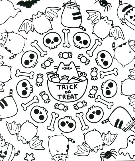 Pusheen Coloring Book Pusheen Pusheen the Cat | Pusheen coloring pages