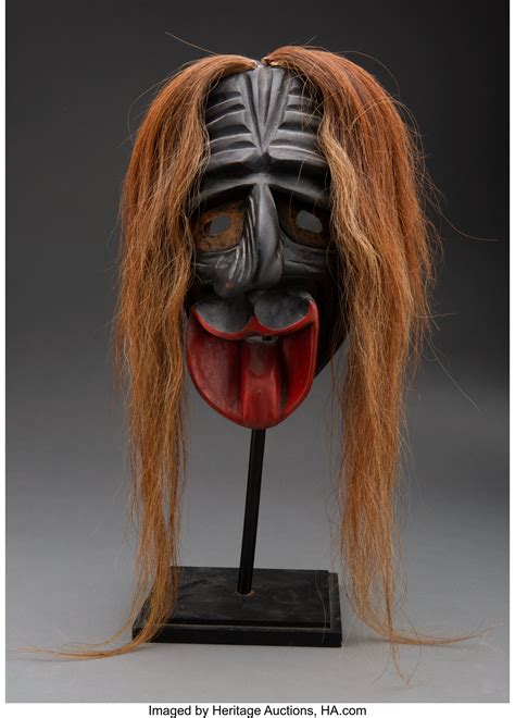An Iroquois False Face Mask American Indian Art Wood Sculpture Lot 70219 Heritage Auctions