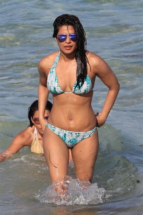 Priyanka Chopra Shows Off Her Bikini Body Beach In Miami Fl 05152017 • Celebmafia