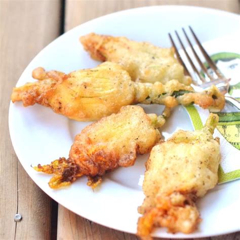 Small zucchini (about 4 oz each). 71 - Lemon Ricotta Stuffed Zucchini Flowers | Appetizer ...