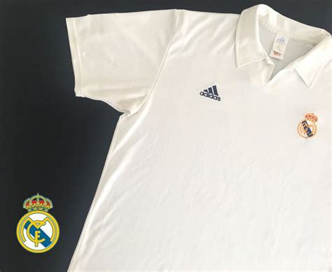 Hierro adidas real madrid home jersey 2000 2001 shirt camiseta. Vintage Adidas REAL MADRID 2001 Centenary HOME Jersey ...