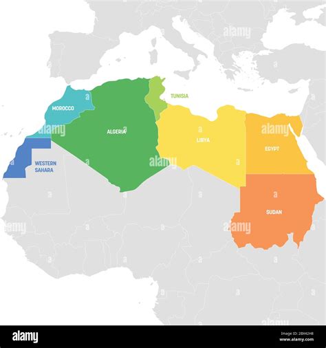 North Africa On World Map Atlanta Georgia Map