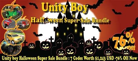1813077 halloween bundle 2978883 atn, abr, ai, ase, jpg | 5.17 gb. Unity Boy Halloween Super Bundle: 7 Codes Worth $1,243 USD -75% OFF NOW! - Sell My App