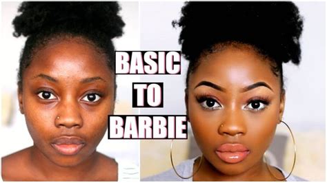 ️basic To Barbie Watch Me Transform 👸🏾 Lizzieloves Love Makeup Makeup Transformation Makeup