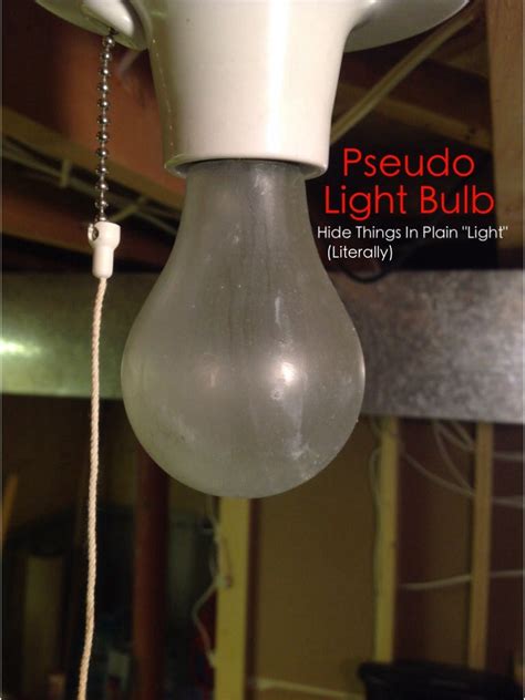 Secret Light Bulb Hiding Place 5 Steps With Pictures Instructables