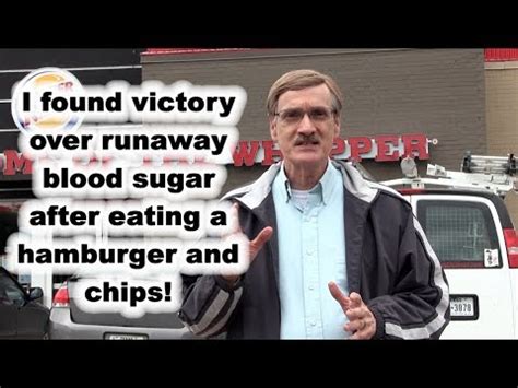 Managing diabetes doesn't mean you need to sacrifice enjoying foods you crave. Beginning of the End of Blood Sugar woes - hamburger and ...