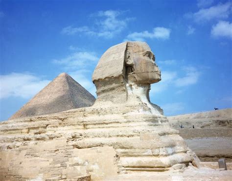Second Sphinx With Lions Body And Human Head Dating Back 4000 Years
