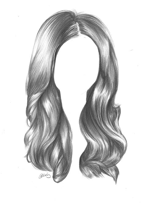 Pin By Emily Fielding On My Work How To Draw Hair Hair Sketch