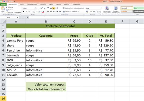 Como utilizar a função SOMASE no Excel 2010 Blog de Informática