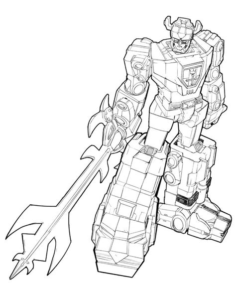 Voltron Coloring Pages Page 1 Coloring Home