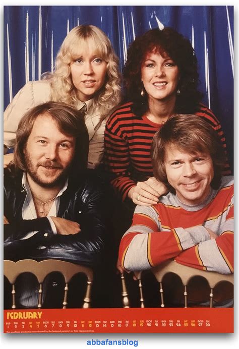 ABBA Fans Blog February Abba Calendar
