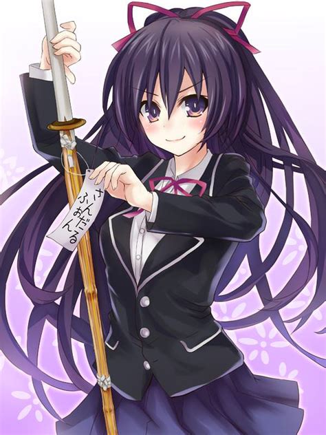 Date A Live Fan Art Tohka With A Wooden Sword Rdatealive