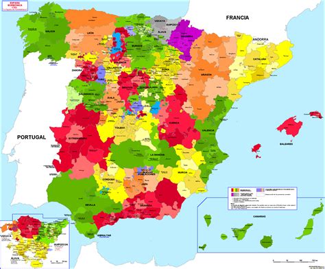 Situación Territorial De España En 1787 Administrative Divisions Of