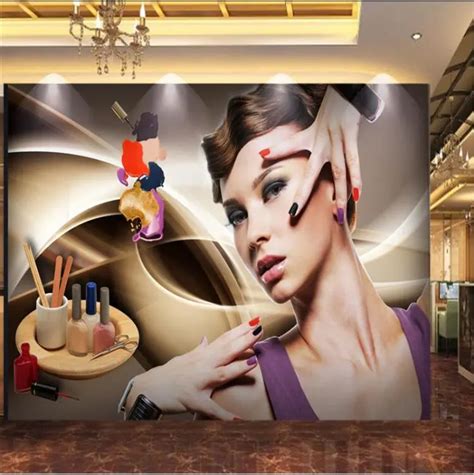 Customize Any Size 3d Wallpapers Murals Photo Beauty Salon Beauty