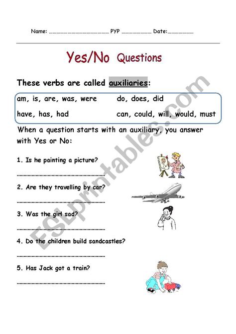 Yes No Questions Interactive And Downloadable Worksheet You Can Do The Exercises Onli Yes Or No