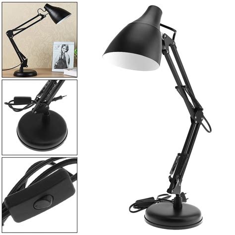 Rechargeable Led Desks E27 Flexible Swing Armtable Lamp Adjustable