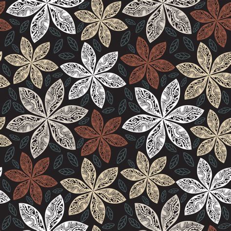 Floral ornament elements free vector. Floral Decorative pattern art elements vector 07 - Vector ...